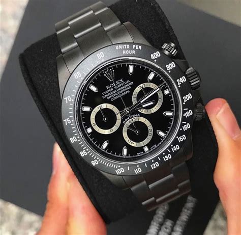 rolex matte black